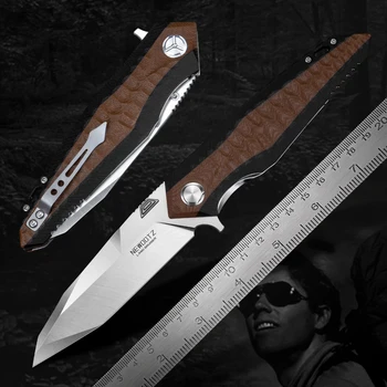 D2 Blade Складные Тактические Карманные Ножи для выживания в Походе на Открытом Воздухе G10 Ручка Спасательный Охотничий EDC Нож для Овощечистки для самообороны Мужчин