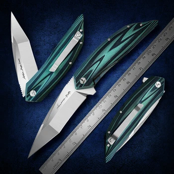 NEWOOTZ Artura художественный нож высокой твердости DC53 сталь G10 ручка EDC открытый кемпинг выживание в полевых условиях самооборона карманный складной нож