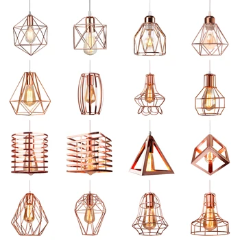Современные Ретро-подвесные светильники в стиле Лофт, Промышленная Винтажная светодиодная подвесная лампа для дома, гостиной, Спальни, Кухонного светильника Suspendu E27