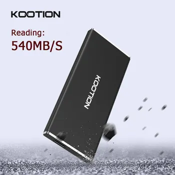 Портативный SSD-накопитель KOOTION X2 Mini HD 1 ТБ Внешние твердотельные накопители 500 ГБ 250 ГБ Type C USB 3,1 PSSD Внешний SSD-накопитель Для Ноутбука Macbook
