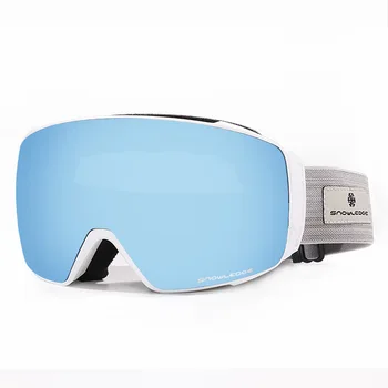 Лыжные очки С Магнитом, Двойные Изогнутые, Противотуманные, УФ-Защита, Уличные Лыжные Очки Oculos, Зимняя Одежда, Женские Лыжи