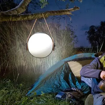 Портативный Блок питания Портативный светодиодный фонарь для кемпинга, перезаряжаемый светильник для палатки, водонепроницаемая рабочая лампа на открытом воздухе для аварийной рыбалки