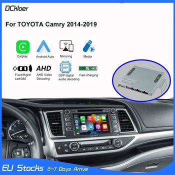Беспроводное Apple Radio Carplay для Toyota Camry 2014-2018, Android, Функция автоматического зеркального отображения, AirPlay, Функция воспроизведения в автомобиле