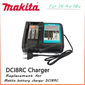 DC18RC Makita 18 В 14,4 В литий-ионный аккумулятор зарядное устройство для Makita зарядное устройство BL1860 BL1860B BL1850 1BL1830 Bl1430 DC18RC DC18RA электроинструмент