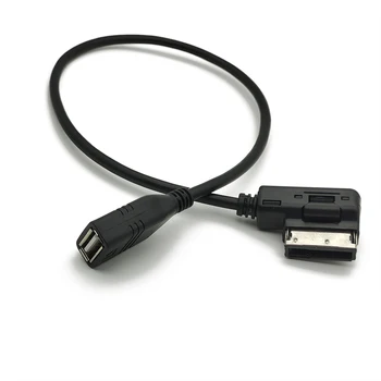 USB AUX Кабель Музыкальный MDI MMI AMI-USB Женский Интерфейс Аудиоадаптер Провод Передачи данных Для VW MK5 Для AUDI A3 A4 A4L A5 A6 A8 Q5
