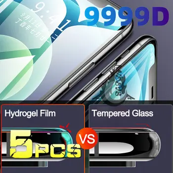 Гидрогелевая Пленка для Iphone 11/12 Pro Max Se 2020 Защита из Мягкого Стекла iPhone 12pro Max Apple 12 Mini Screen Protector Iphone Xr