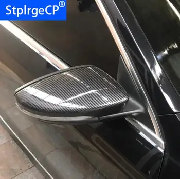 2 шт./компл. для Volkswagen VW Passat 2011-2015, полная замена, карбоновое волокно, боковая крышка зеркала Автомобиля, боковые колпачки