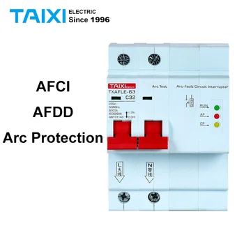 Автоматический выключатель AFCI Arc Fault Прерыватель AFDD Arc Protector Детектор 1P + N 16A 220V 110V MCB