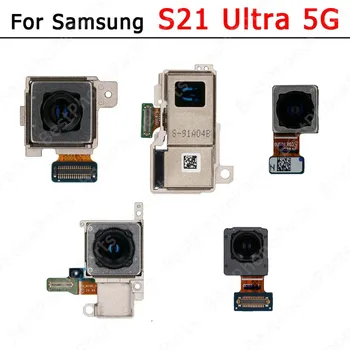 Оригинальная Задняя Фронтальная Камера Для Samsung Galaxy S21 Ultra 5G G998B G998U Фронтальная Селфи Задняя Задняя Камера Модуль Запасные Части