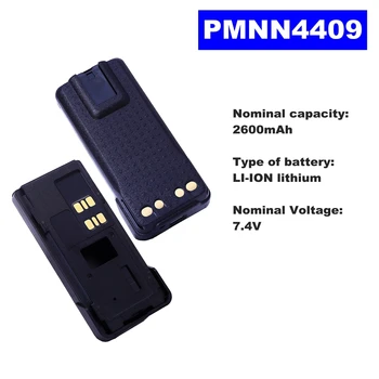 7,4 В 2600 мАч ЛИТИЙ-ионный Аккумулятор PMNN4409 для Рации Motorola P8608/8660 DP4601/4801 XPR3300/3500/7500 Двухстороннее радио