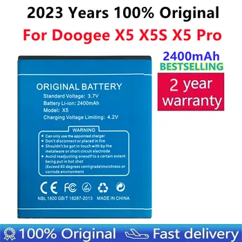 Новый 100% оригинальный аккумулятор мобильного телефона для Doogee X5 X5S X5 Pro, высококачественная сменная батарея