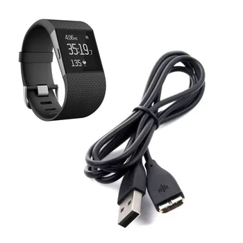 USB Зарядное устройство для фитнес-часов Fitbit Surge, браслет, портативный сменный кабель для зарядки, качественные аксессуары для смарт-часов