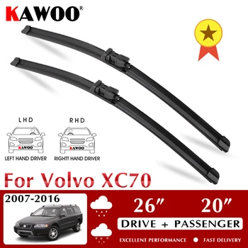 Щетки Передних автомобильных стеклоочистителей KAWOO Для Volvo XC70 2007-2016 Аксессуары Для лобового стекла 26 