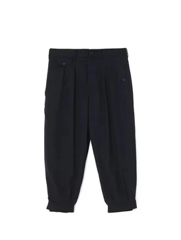 Брюки с застежкой на пряжку, брюки Yohji Yamamoto, мужские брюки, брюки yohji, повседневные брюки, широкие брюки Owens, мужские брюки