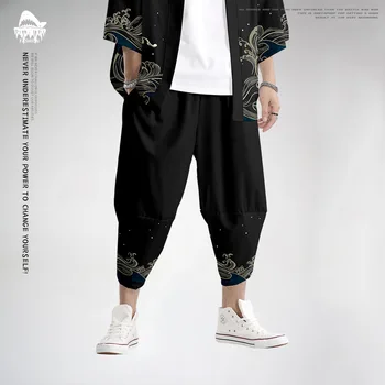 2020 Новый мужской черный комбинезон-шаровары для бега трусцой в стиле хип-хоп, спортивные брюки, Уличная одежда, повседневные брюки, Плюс Размер 6XL