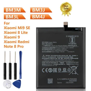 Сменный Аккумулятор BM3M Для XiaoMi Mi9 SE Mi 9 SE BM3J MI8 Lite BM3L Xiaomi 9 MI9 M9 MI 9 BM4J Redmi Note 8 Pro