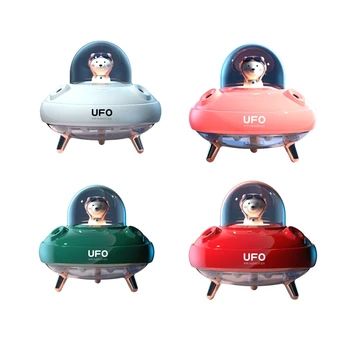 UFO Двухструйный увлажнитель воздуха, Перезаряжаемый мини-USB-распылитель, светодиодный распылитель, подходит для детской комнаты, гостиной, спальни
