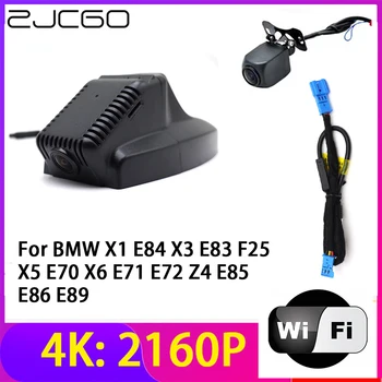ZJCGO 4 К 2160 P Регистраторы DVR Камера 2 Объектива Регистраторы Wi Fi Ночное Видение для BMW X1 E84 X3 E83 F25 X5 E70 X6 E71 E72 Z4 E85 E86 E89