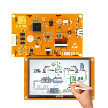 3,5-дюймовый сенсорный экран HMI TFT LCD с программой + Контроллер + Интерфейс RS232/TTL