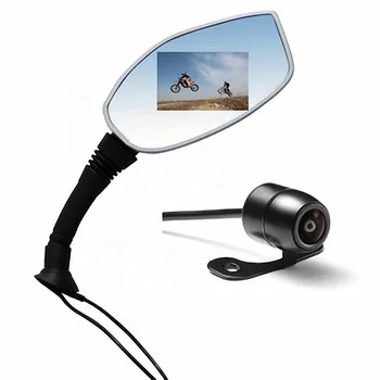 Мини-видеорегистратор для мотоцикла Спереди и сзади, 2-канальный объектив, видеорегистратор для спортивного велосипеда