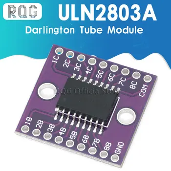 ULN2803A Модуль драйвера транзисторных матриц Дарлингтона, Выдерживающий Высокое напряжение и большой ток, Оригинальный CJMCU-2803