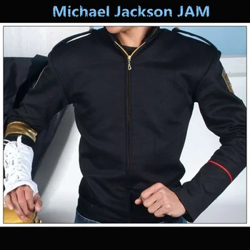 Редкая Черная Облегающая куртка MJ Michael Jackson Jam Dangerous и Нарукавная повязка-перчатка из 100% хлопка 1995 года выпуска
