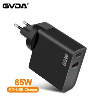 65 Вт Зарядное устройство Type C для паяльника GVDA GD300 EU plug US plug PD QC3.0 Быстрое зарядное устройство