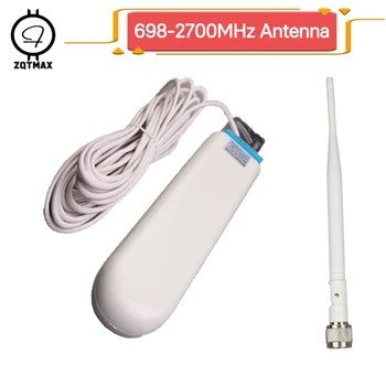 ZQTMAX omni антенна 25dBi наружная антенна + коаксиальный кабель N разъем для 2G 3G 4G LTE усилитель сигнала телефона усилитель мобильного сигнала