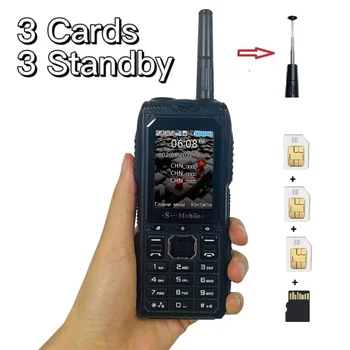 S555 3 карты 3 В режиме ожидания Открытый мобильный телефон в режиме ожидания Долго может подтягивать антенну, сигнал сильно передается поясным зажимом
