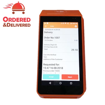 Аппарат для ресторанной системы 4G, портативный мини-термопринтер Android POS, мобильный термопринтер с Wi-Fi