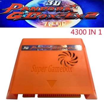 Новый 3D Pandora GBOX-EX2 Super Game 4300 В 1 Аркадная Игровая Коробка Jamma PCB 720P VGA + HDMI Видеоигровой USB-Контроллер