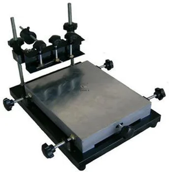 коммерческая небольшая станция ручной трафаретной печати SMT, станция ручной печати паяльной пастой, машина для трафаретной печати