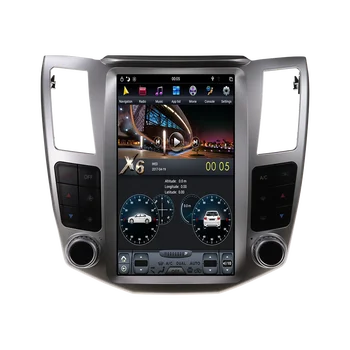 Android 9,0 Tesla Stil для Lexus RX 2004 2007 Автомобильный GPS-навигатор, автомагнитола, стереосистема Carplay, Мультимедийный плеер Carplay, головное устройство
