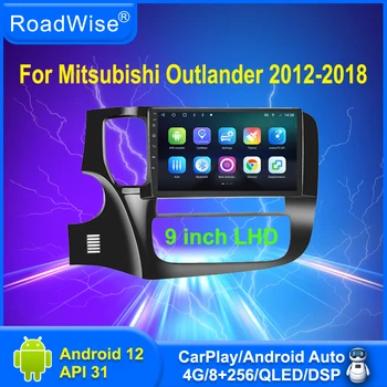 8 + 256 Android 12 Автомобильный Радиоприемник Мультимедийный Carplay Для Mitsubishi Outlander XL 3 LHD 2012-2018 4G Wifi DSP GPS DVD 2 Din Авторадио