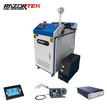 Лазерный сварочный аппарат Razortek 3 в 1, машина для непрерывной лазерной очистки, лазерная сварка