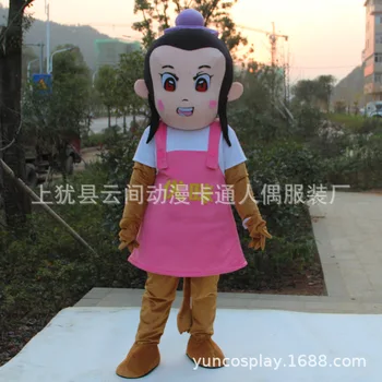 Кукла-Калебас, Мультяшный костюм Куклы, реквизит для выступлений, Костюмы для китайских детей, Мультяшный Талисман, Косплей, Боди