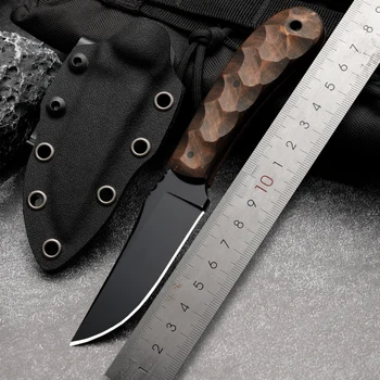 80CR открытый охотничий нож высокой твердости, открытый нож с фиксированным лезвием, военный спасательный нож, ножи Боуи, подарок для мужчин